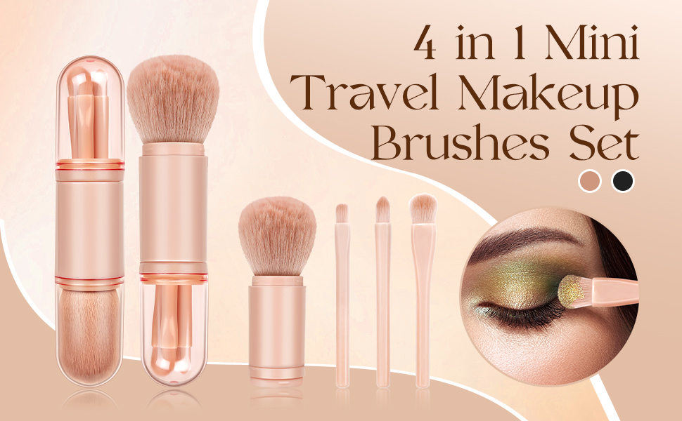 travel makeup brush set