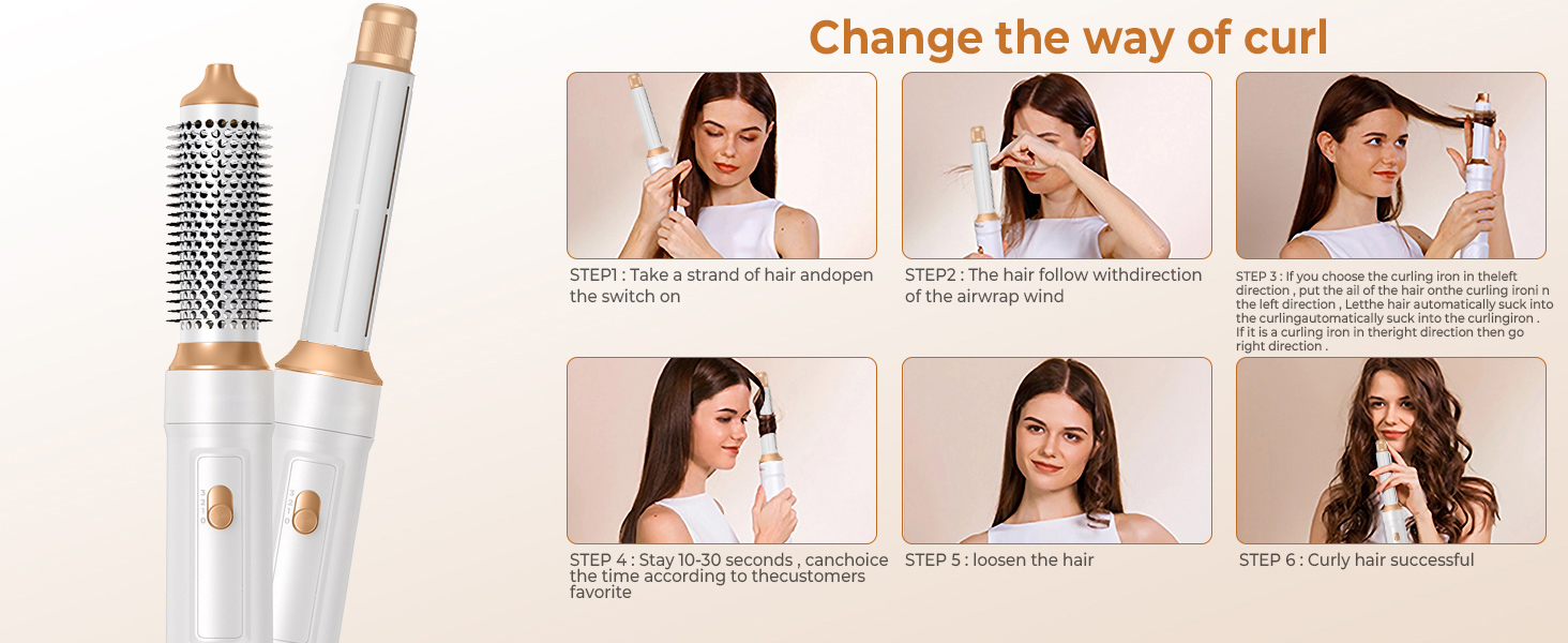 rotating curling iron