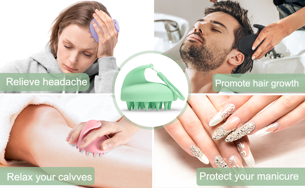 Silicone Shampoo Massager
