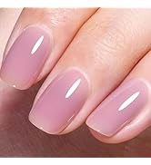 AILLSA Jelly Gel Nail Polish - Violet Pink Gel Polish Light Purple Neutral Gel Polish Mauve Natur...