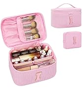 MONSTINA Initial Makeup Bag for Graduation Gifts for Girls Teen Girls|Personalized Graduation Gif...