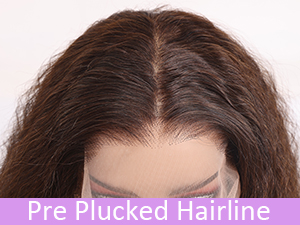 brown deep wave wigs
