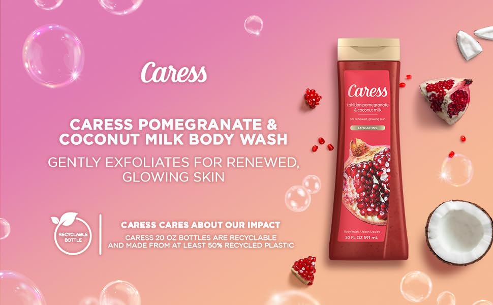 Caress Pomegranate and coconut milk body wash