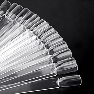 Clear Nail Swatch Sticks with Ring