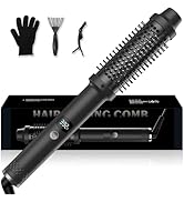 Ukliss 3-in-1 Hot Round Brush Styler - Thermal Brush for Curling & Straightening, Heated Curling ...