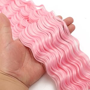 deep curly wave braiding hair