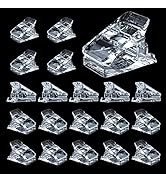 20Pcs Nail Tip Clips, Nail Extension Gel Quick Building Nail Tips Clip for Nail Kit False Nail Ti...