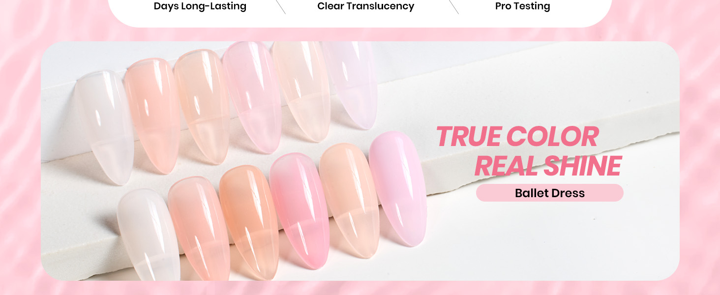 Beetles Jelly Gel Nail Polish Set