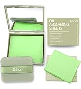 Erinde Oil Blotting Sheets for Face with Mirror and Puff, 300 Sheets Oil Blotting Paper for Oily ...