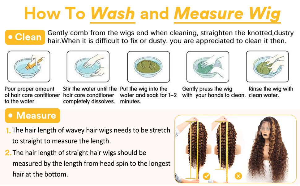 how to care the wig