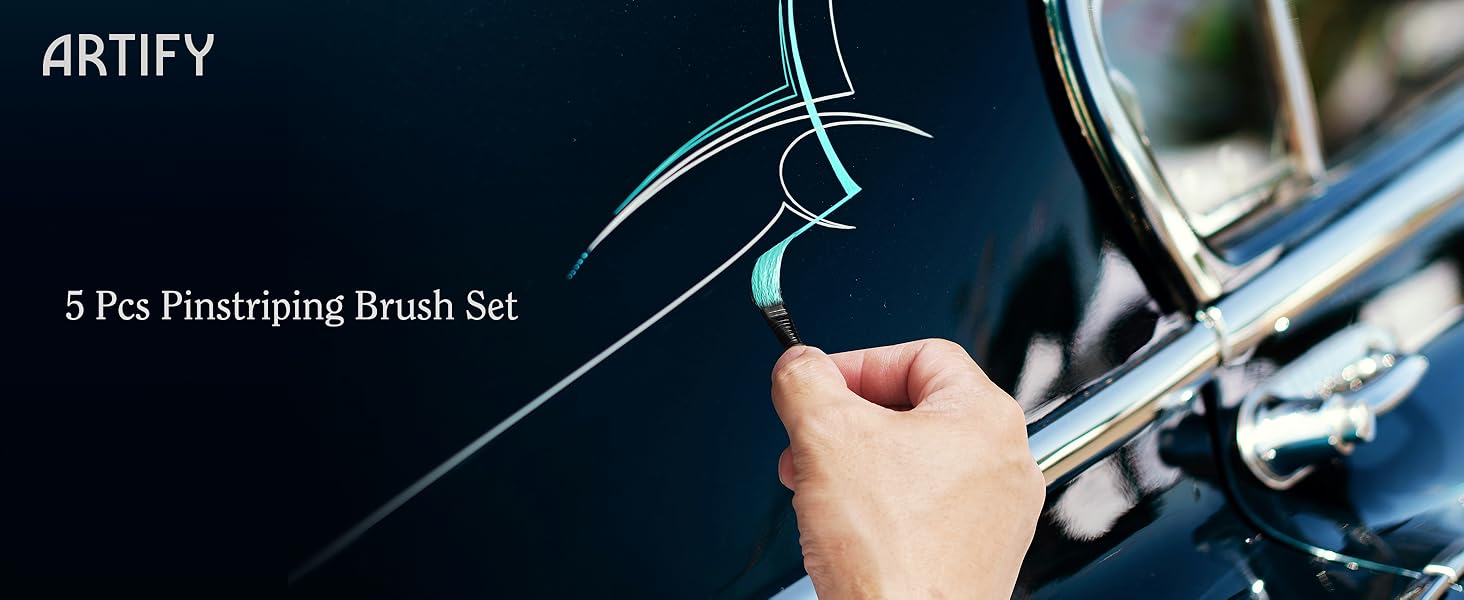 Pinstriping Brush Set Line Brush set Pinstripe Brush set Detail Brush set striping dagger brush