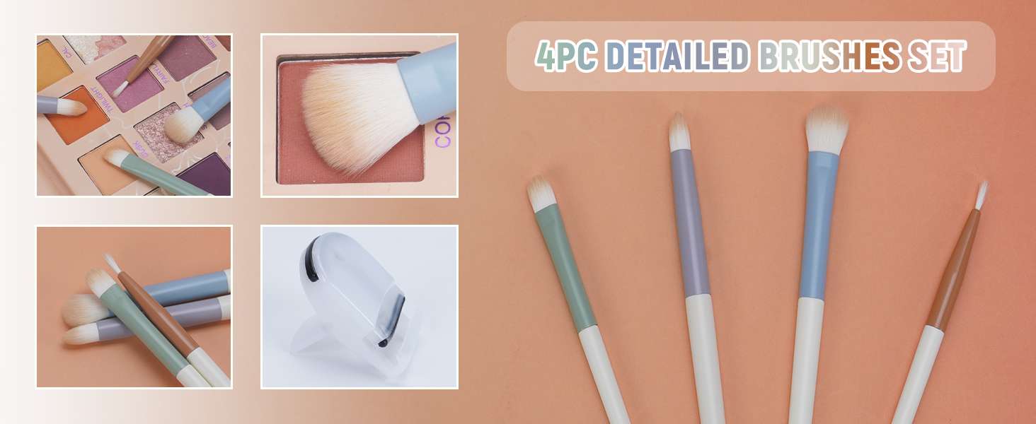 4-Piece Eye Makeup Brush Set