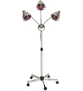 Pibbs Infrared Processing Lamp Color Hair Processor with Adjustable Deluxe Base, 3 Heads, Flexibl...
