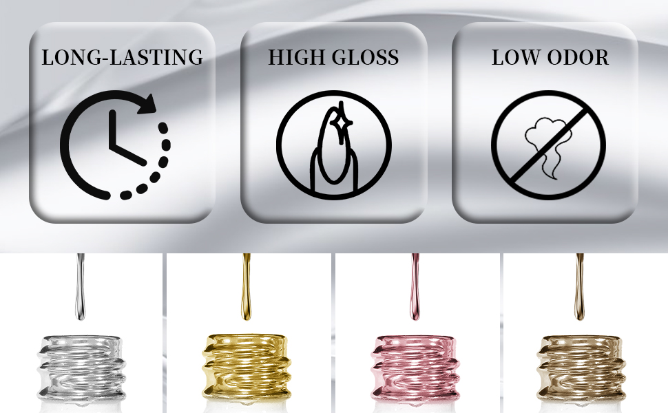 chrome gel nail polish