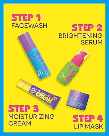facewash moisturizing cream lip scrub brightening serum
