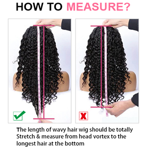 glueless deep wave human hair wig