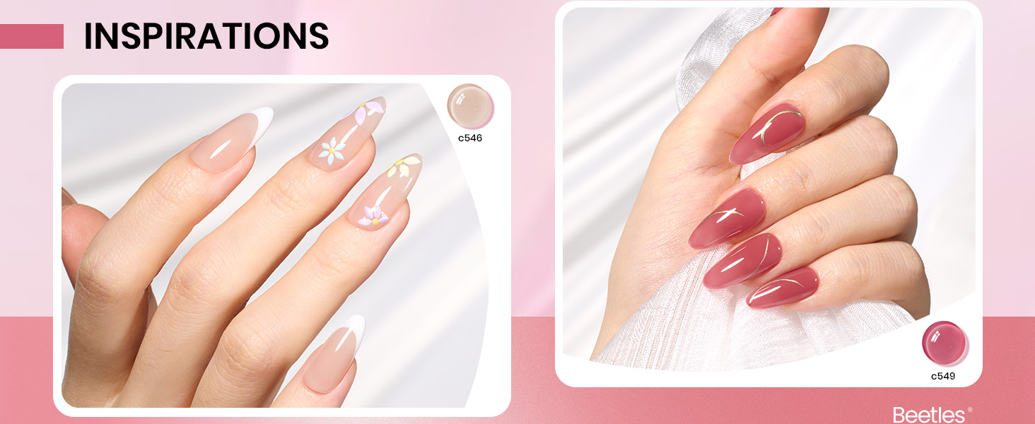 Beetles Jelly Gel Nail Polish Set