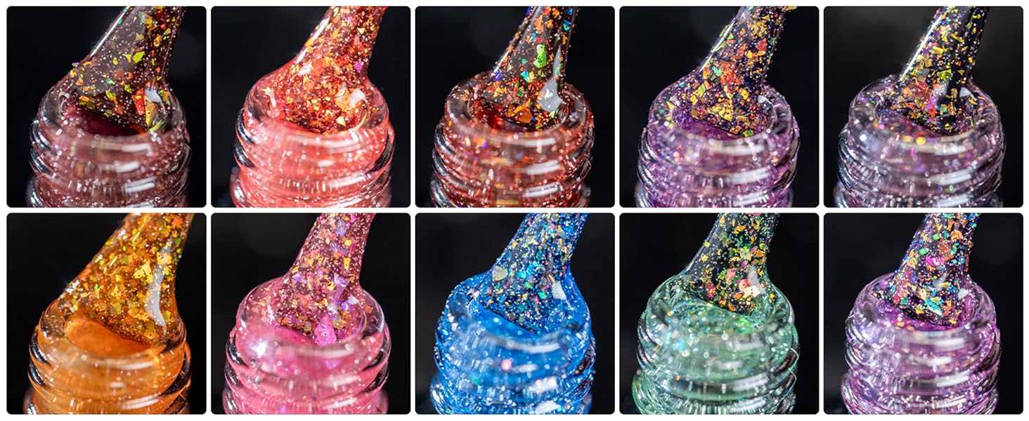 BURANO Reflective Glitter Gel Polish
