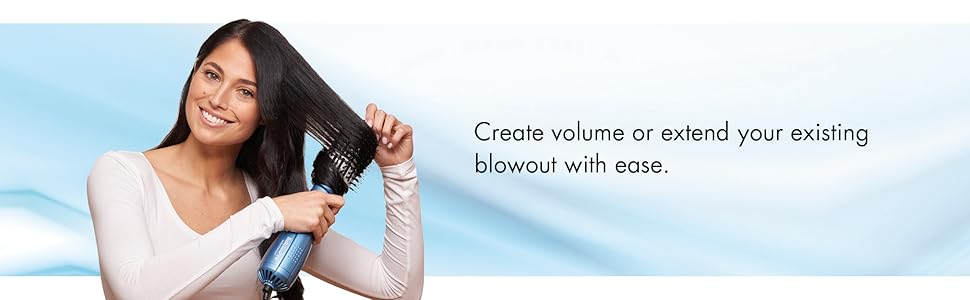 Oval Hot Air Brush