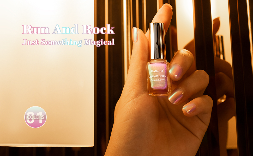 chrome nail powder liquid