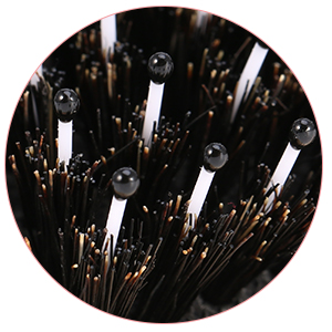 small boar bristle brush