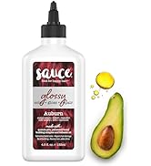 Sauce Beauty Glossy Color + Gloss + Repair, Auburn, Semi Permanent Hair Dye with Bond-Building an...