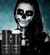 black white face paint stick
