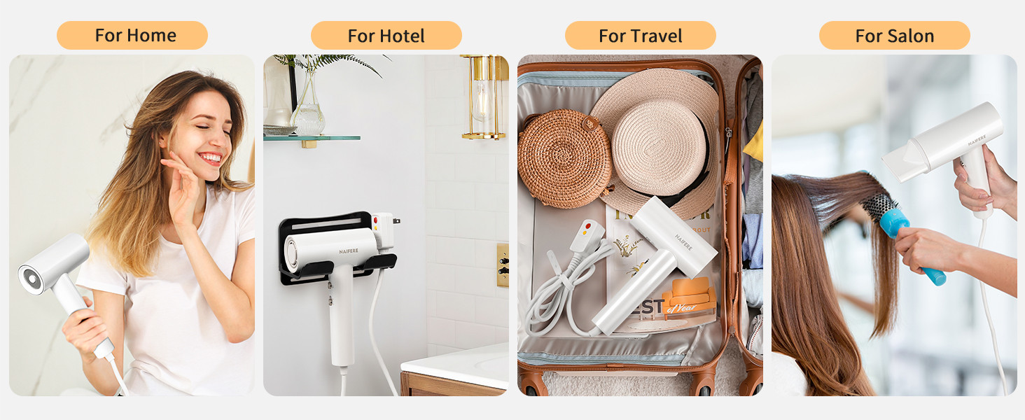 NAIFERE Travel Hair Dryer