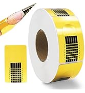 500 PCS Acrylic Nail Forms, Rectangle Polygel Nail Forms, Nail Forms for Acrylic Nails, Nail Exte...