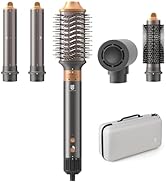 5 in 1 Hot Air Brush Hair Dryer Air Styler - 110,000 RPM Fast Drying, Curling, Straightening with...