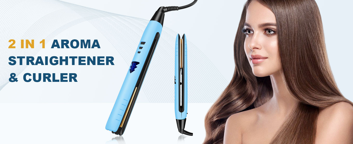 Travel-Friendly Hair Straightener – Lightweight, Dual Voltage, Easy to Pack for Any Trip
