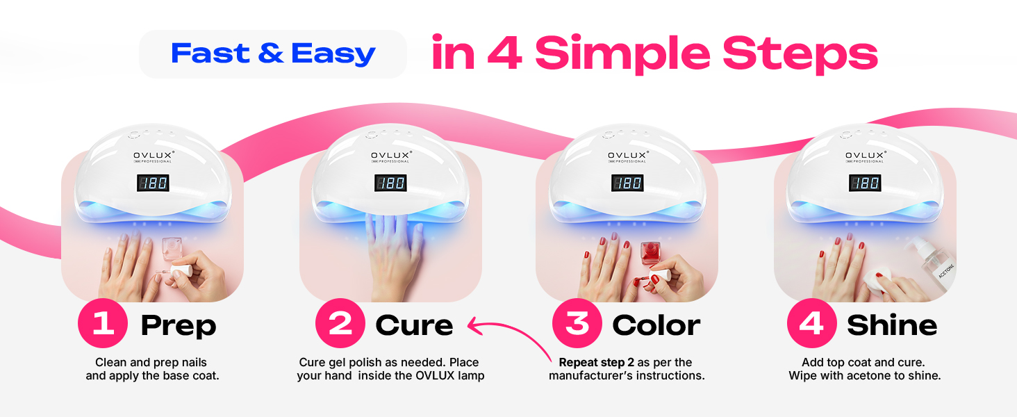 professional uv led nail lamp for builder gels curing