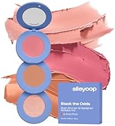 Alleyoop Stack The Odds - Stackable Makeup Palette - Cream Blush, Contour, Bronzer & Highlighter ...