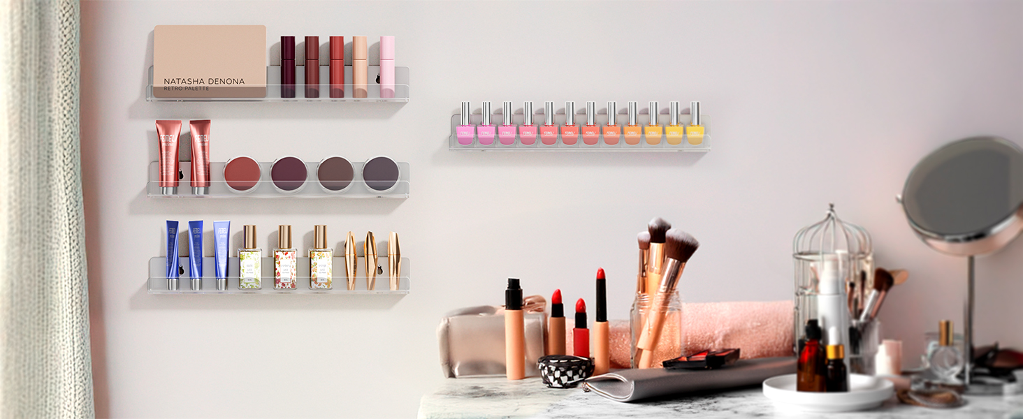 nail polish shelf