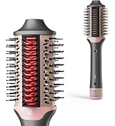 Blow Dryer Brush Hair Straightener: High Speed Hot Air Styler 110,000 RPM for Fast Drying Straigh...