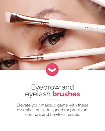 eyebrow and eyelash brushes