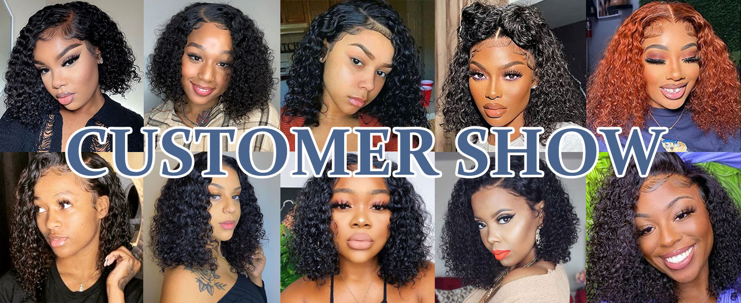 curly human hair wig