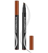 AIUEO Microblading Eyebrow Pencil Dark Brown Eyebrow Pen Long Lasting Waterproof Eyebrow Pen for ...