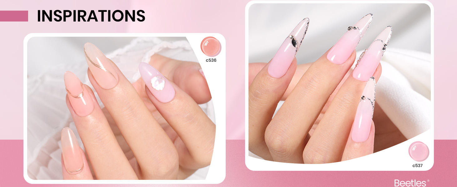 Beetles Jelly Gel Nail Polish Set