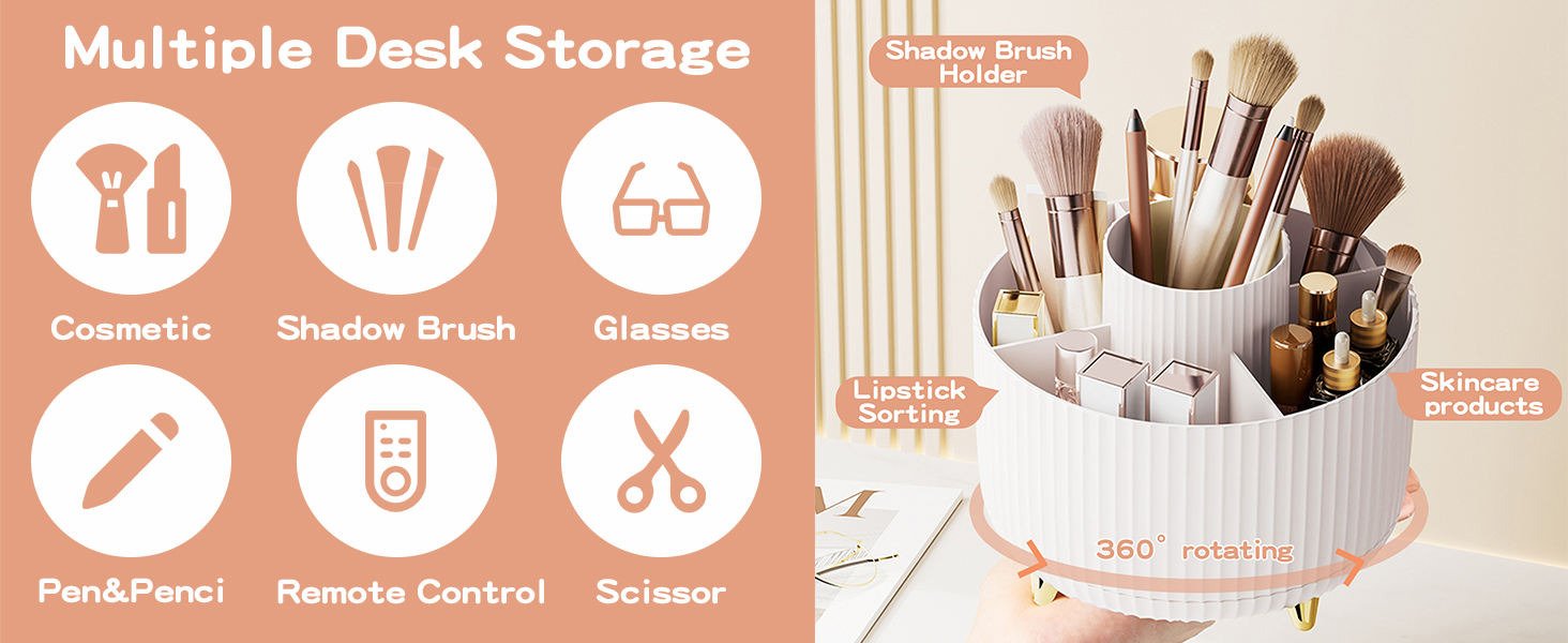 makeup brush organizer