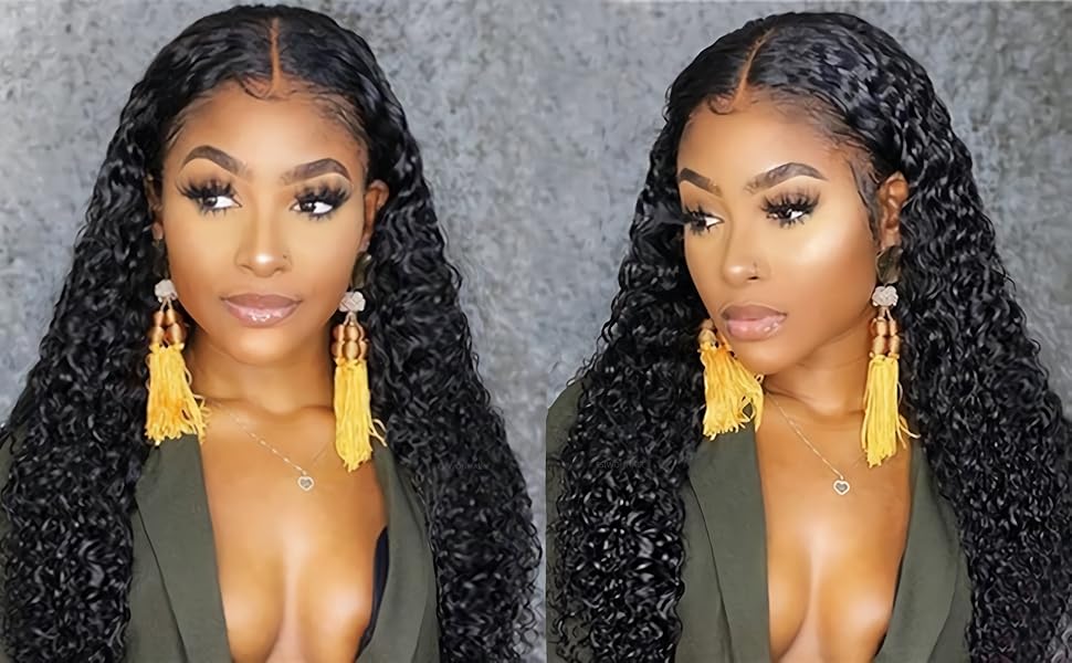 Deep Curly Wigs Human Hair