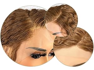 honey blonde lace front wig