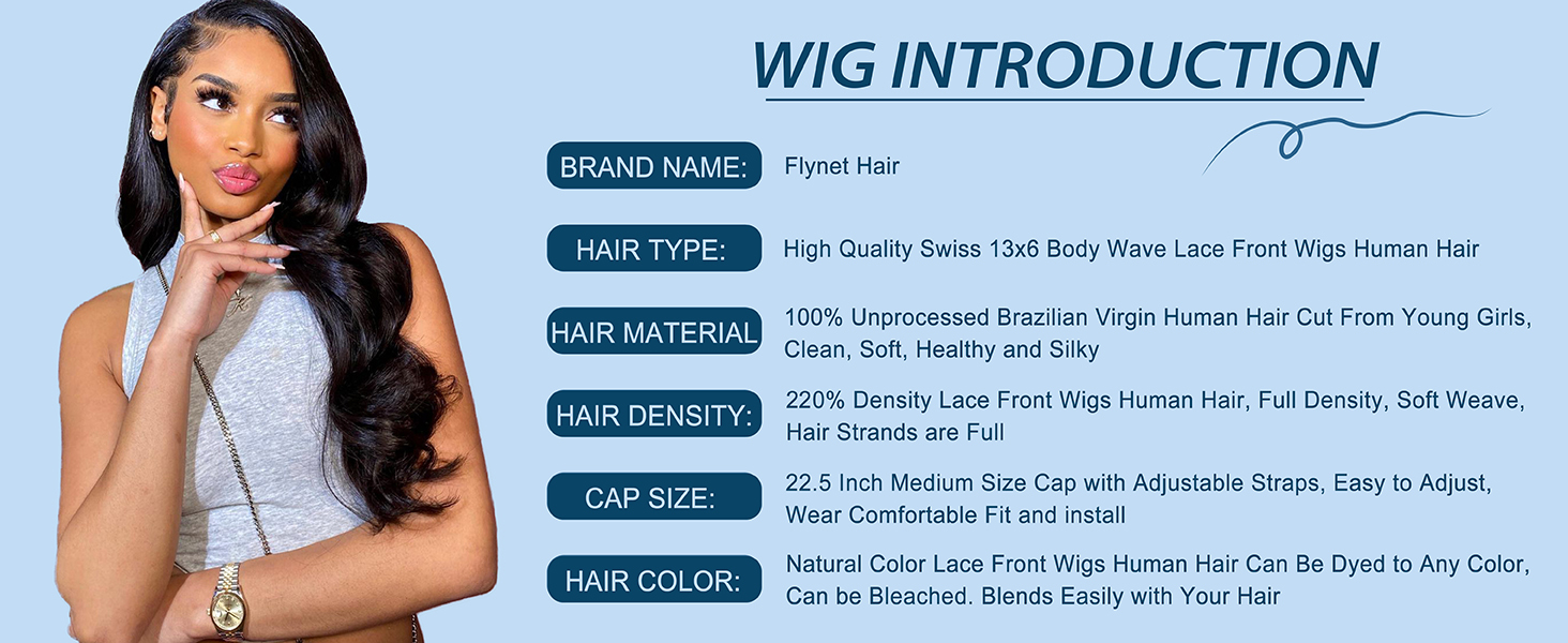 13x6 30 Inch Body Wave Lace Front Wigs Human Hair