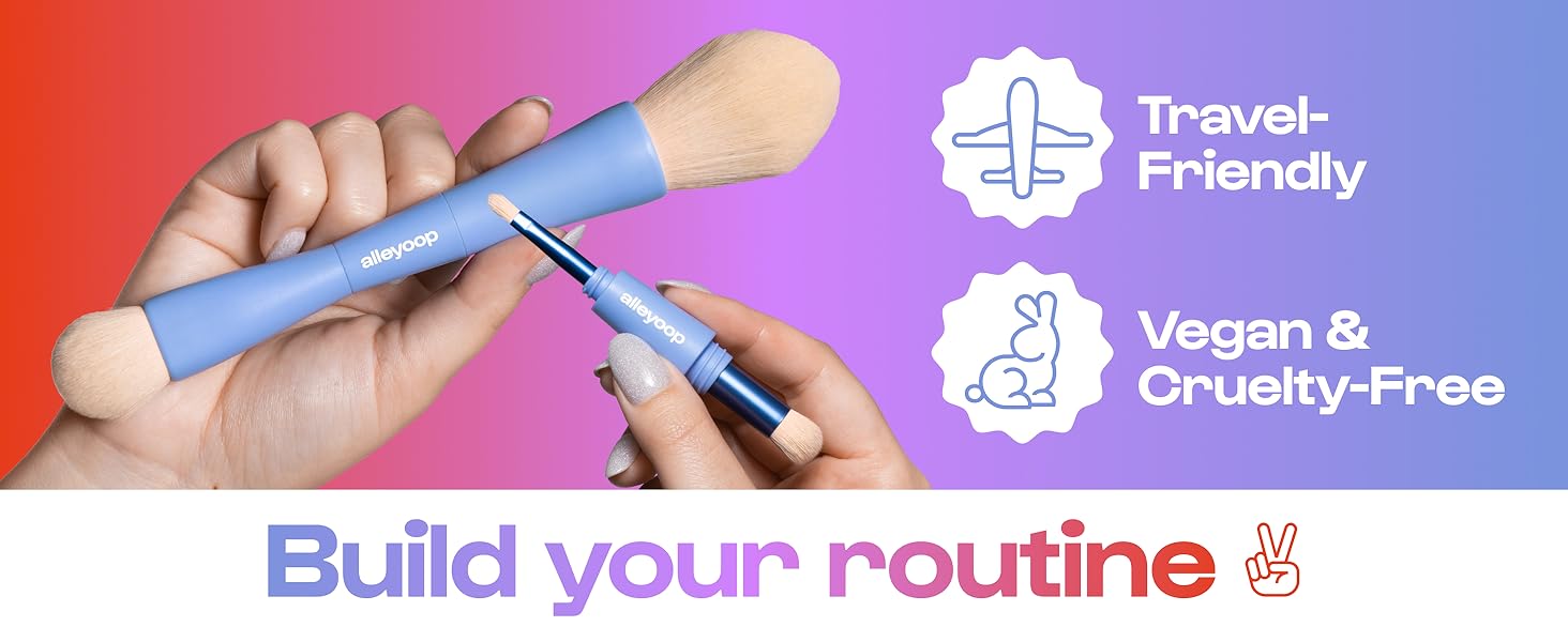 Brush Makeup Travel Brushes Set Make Mini Foundation Blush Sponge Multi Maquillaje Double Eyeshadow