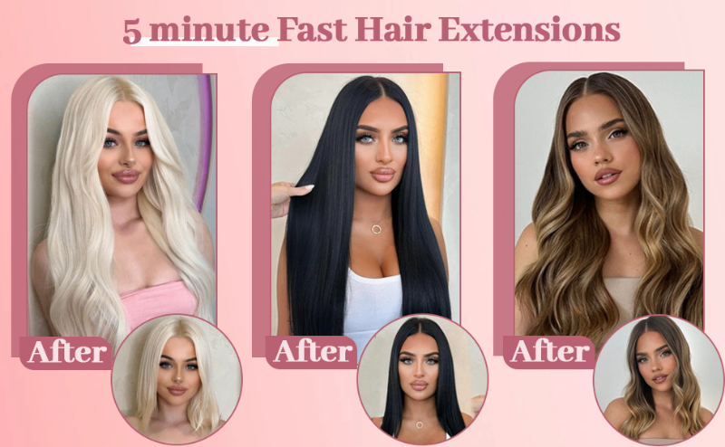 clip in hair extensions
