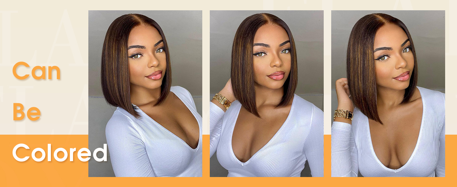 honey blonde bob wig