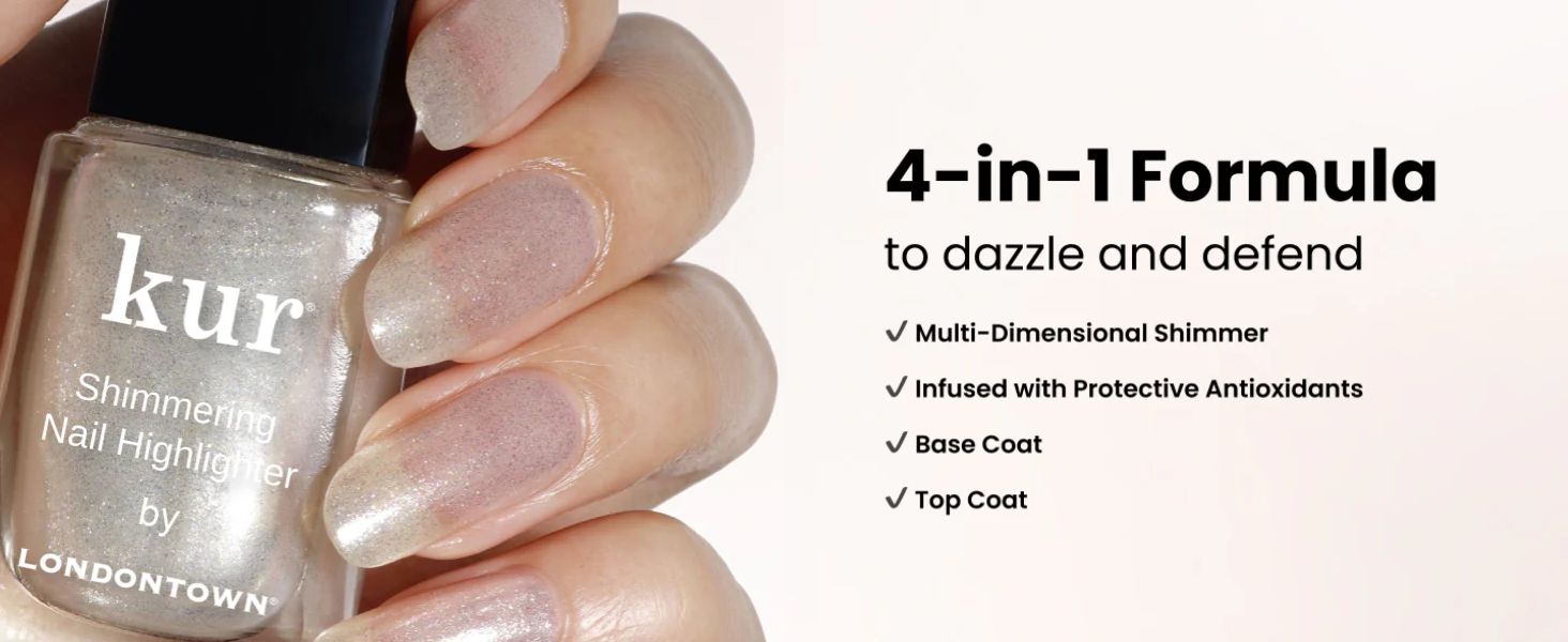 londontown Esmalte de uñas Brillo Gel Libre de crueldad animal nail polish beauty lakur highlighter