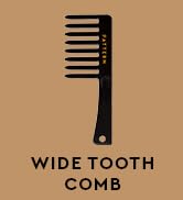 wide tooth comb