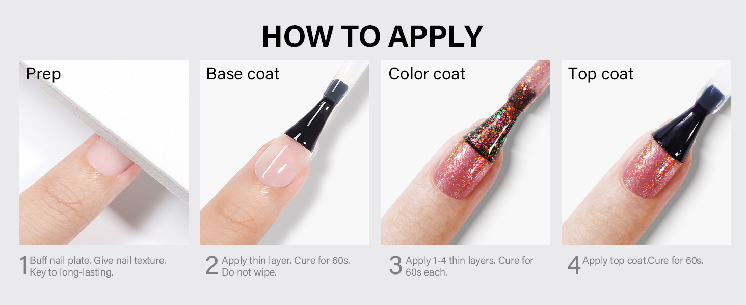 glitter gel nail polish