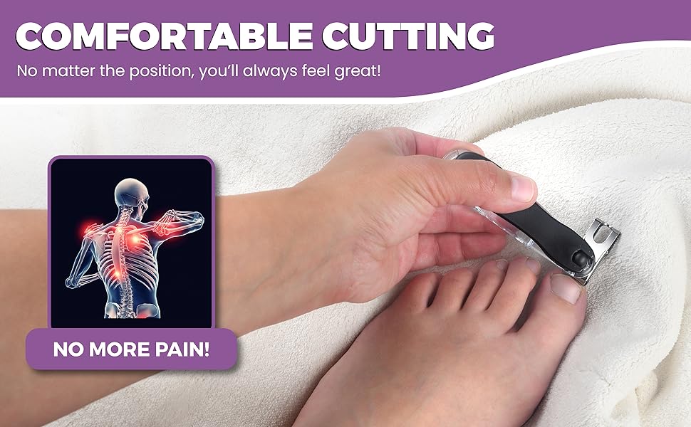 Rotating Nail Clipper minimizes pain